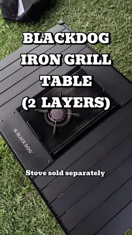 Not your average camping table. BLACKDOG IGT is here to change the game! 🔥 Stove sold separately BUT wait… watch out for the new BLACKDOG IGT stove, coming soon! Open for reservations. 🤗 #campeverywhere #blackdog #blackdogbynaturehike #camping #campinglife #campinggear #blackcamping #campingtable 🖤