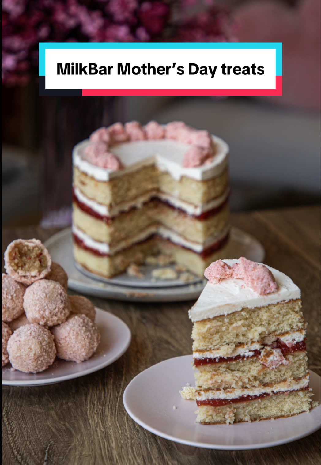 Mother’s Day is right around the corner and @MILK BAR has the best sweet treats to celebrate 🍓🎂🩷 Their limited-edition Strawberry Shortcake Cake & Truffles are back and so delicious - the perfect gifts for the mom in your life + the packaging is so cute!! 🎁 🎂 The Strawberry Shortcake Cake is so yummy and a delicious combo of vanilla cake layered with silky sweet cream frosting, ribbons of strawberry jam, + buttery shortcake crumbs! 🍰 The ﻿﻿Strawberry Shortcake Truffles combine all the tasty flavors of a strawberry shortcake in one bite! They’re made with strawberry-studded vanilla cake, soaked in strawberry milk, and rolled in strawberry shortcake crumbs!  These treats have over 1,500 5🌟 reviews for a reason - they’re perfect to show the mother figure in your life how much you care + they ship nationwide!! Check out order on Milkbarstore.com to place an order! 😍 #MilkBarPartner #ad #milkbar #cake #truffles #cakes #strawberries #fyp #strawberryshortcake #nyc #Foodie #dessert #desserts #treats #mothersday 