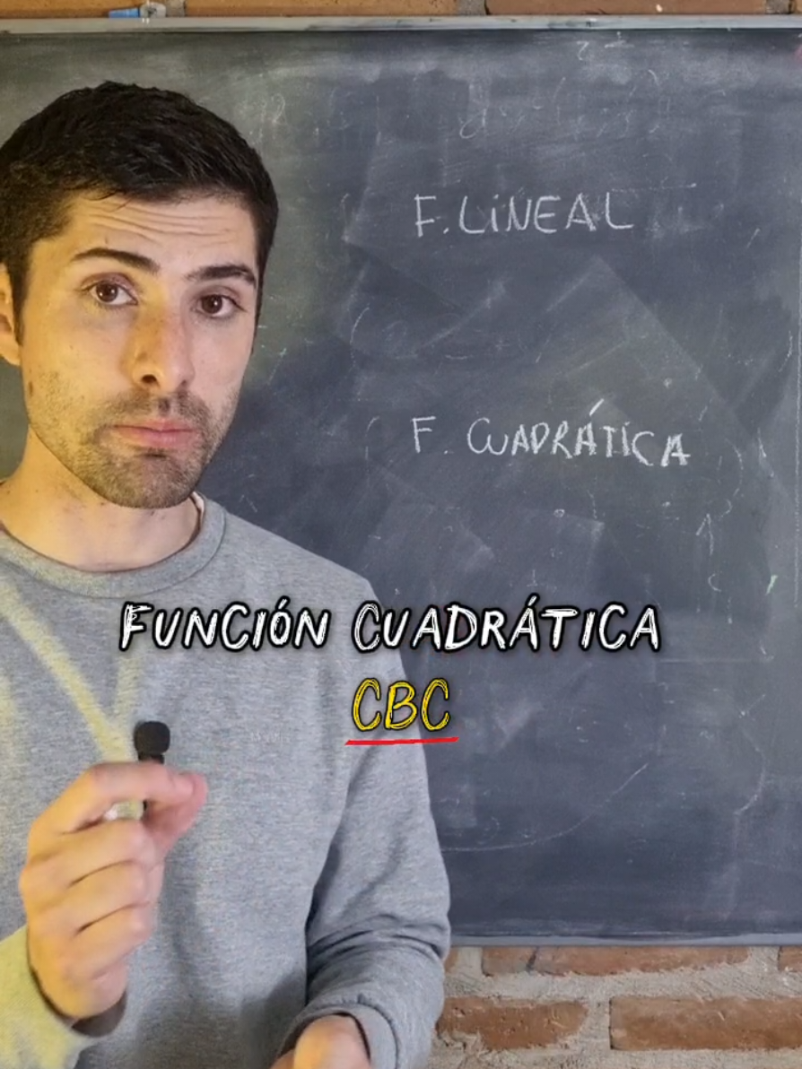 Función Cuadrática.  CBC #cbc #uba #ubaxxi #matemática 