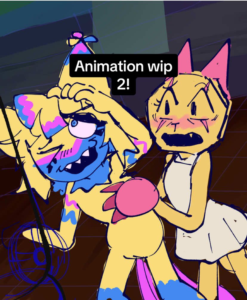 thank yall for the love on the last wip!! im gonna try to start cleanin up next couple of days! :) also yes ill get to yattas tails too ok u try animatin ribbons floatin ITS TEEEDIOUSSSSUHHH #dandysworld #animation #yatta #scraps #yattaxscraps #papermache #fypシ #fypage #wip