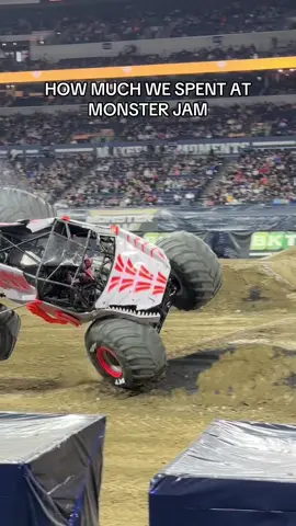 as a fam of 5. i think these “how much we spent at monster jam” videos are so fun!! $482 is not bad at all imo, our tickets were somehow such a good deal #monsterjam #lucasoilstadium #monstertruckshow #monstertruck 