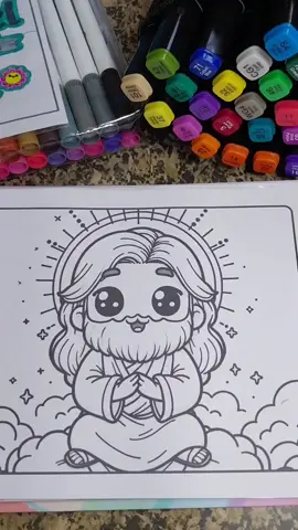 Vamos colorir? Livro colorindo com Jesus. #livrodecolorir #coloring #fé #motivacional #art