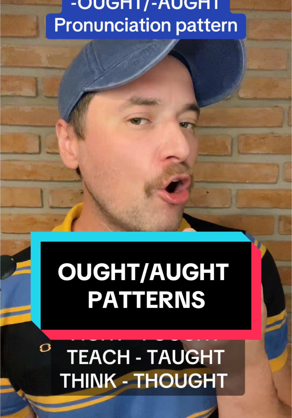 BOUGHT/BROUGHT/CAUGHT/FOUGHT/TAUGHT/THOUGHT pronunciation 🇺🇸#creatorsearchinsights Learn the correct pronunciation of common words! Speak English fast and fluently! 🇺🇸 … #english #englishlearning #englishspeaking #englishteacher #inglesespaña #viral #viralvideo #Love 🇺🇸 #proferaff #longervideos #pronunciation #learnenglish #ingles #englishpronunciation #englishtips 😉 #parati #fy #connectedspeech #pronunciationtips #americanenglish #goviral #goviralgo #goviraltiktok #paratiiiiiiiiiiiiiiiiiiiiiiiiiiiiiii #paratii #paratiii #teacher 🇺🇸 #bought #brought #caught #fought #taught #thought #verbs #verbsinenglish #englishfluency #improveyourenglish 🚀