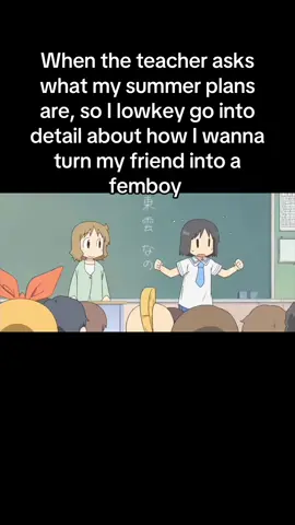 I’m back #nichijoumyordinarylife #fyp #anime #relatable 