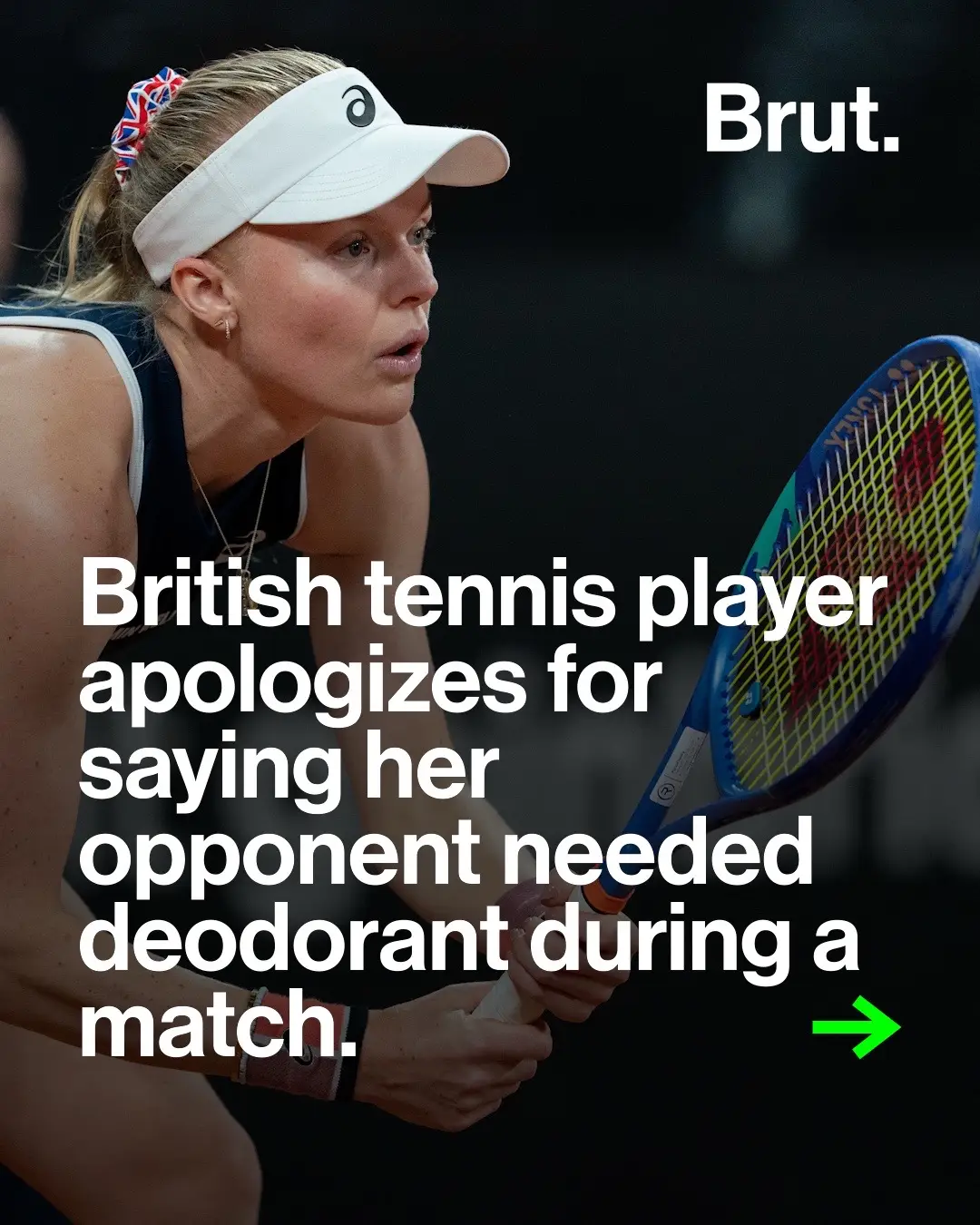 British tennis player Harriet Dart has apologized for requesting than a chair umpire tell her opponent to put on deodorant during a match.  #Deodorant #Dove #HarrietDart #LoisBoisson #Tennis #WomensTennis #Match #Apology Marleen Fouchier/BSR Agency/Getty Images, @harriet_dart, @loisboisson, Nathan Stirk/Getty Images for LTA