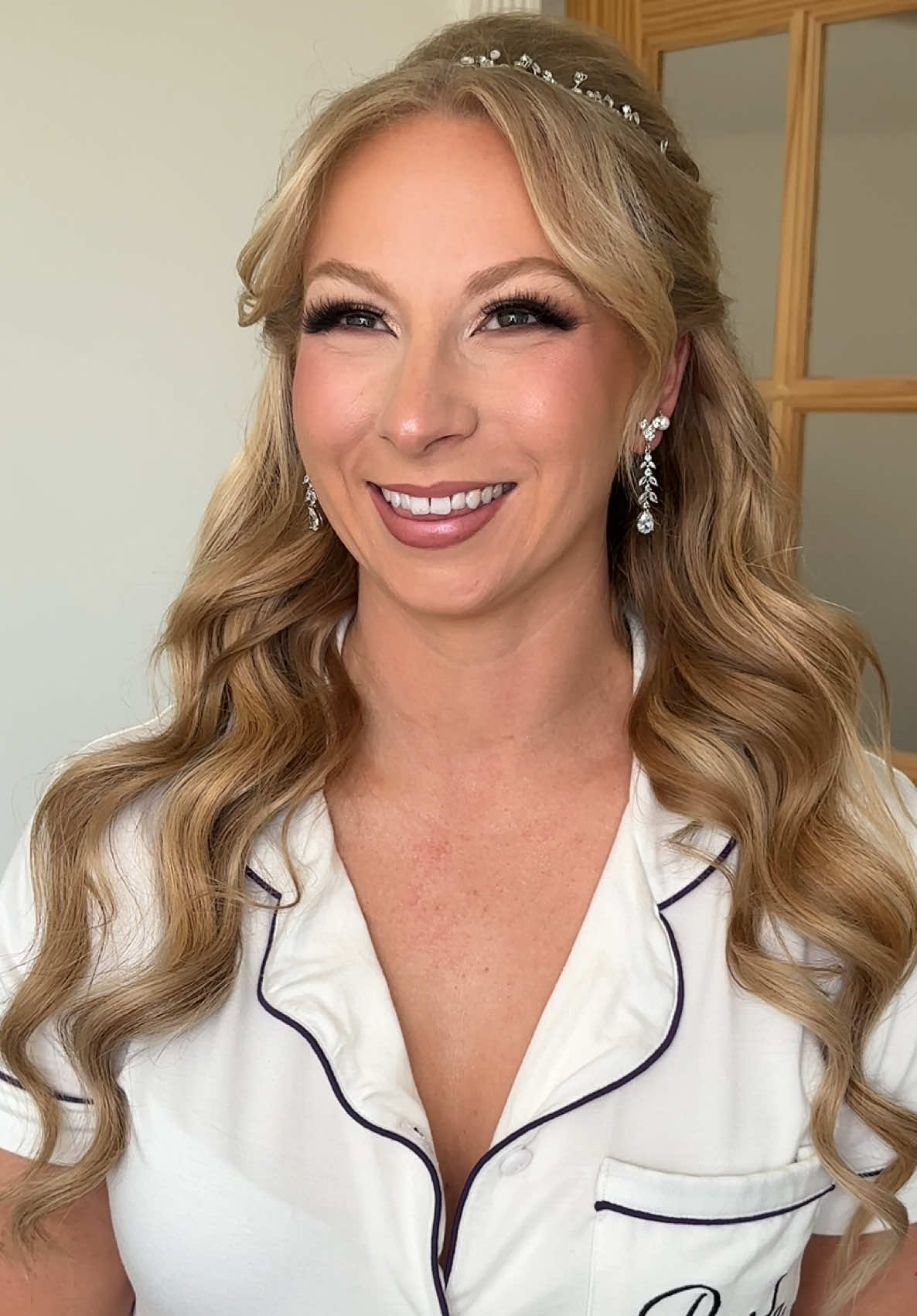 She wanted to be a Disney princess. #wedding #bridalmua #bridalmakeup #bridaltiktok #bride #makeuptutorial 