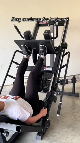 LOVE this machine, if you don’t have one you need!  @RITFIT Sports @RitFit #ritfit #squats #hacksquat #legpressmachine #easyworkout #homegymideas #garagegym #bbl #glutes 