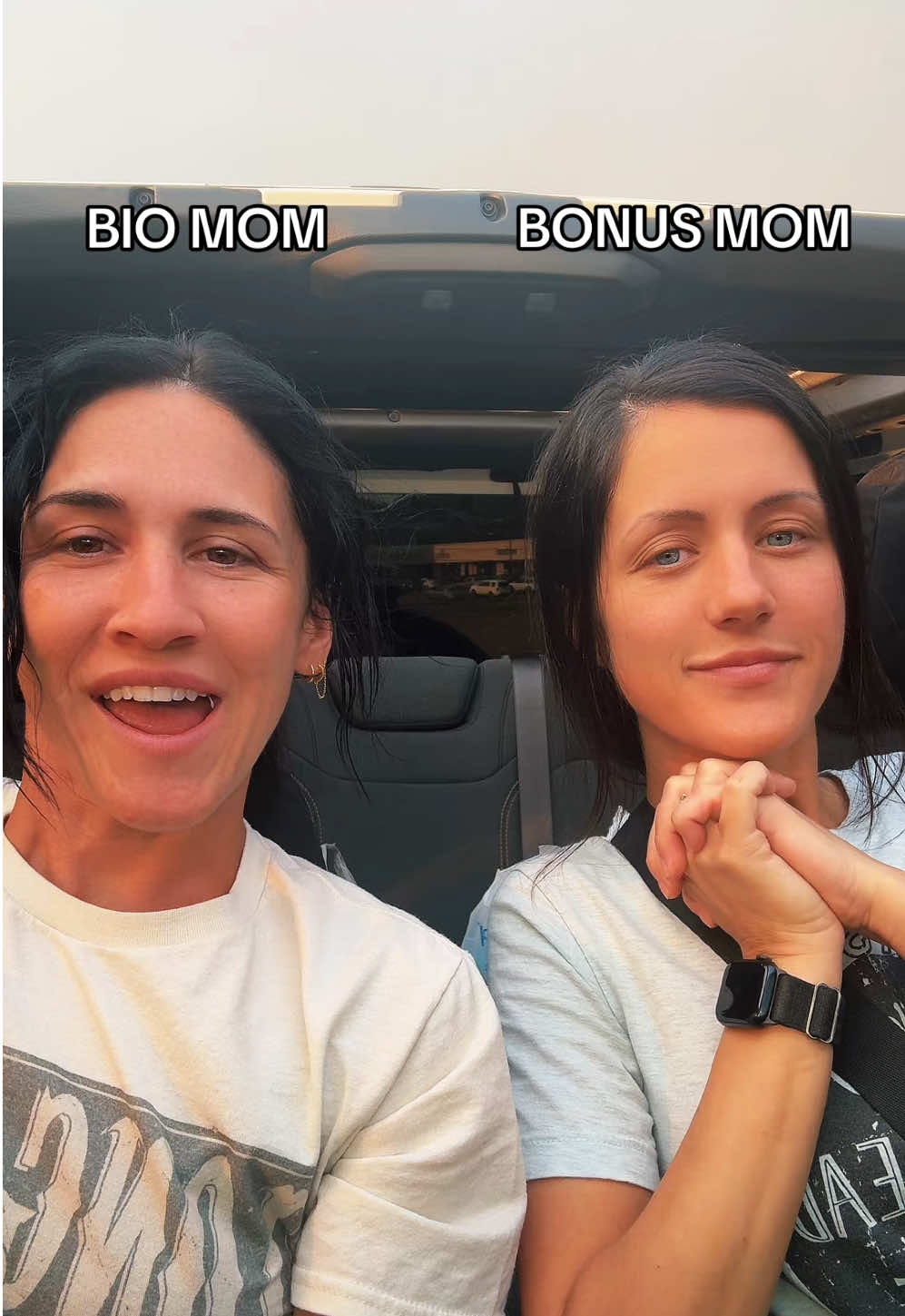 Excuse our faces. 🤣 We will be posting new content in a couple days! 🫶🏼 We love you guys! #coparenting #coparentinggoals #chaos #friends #biomom #bonusmom 