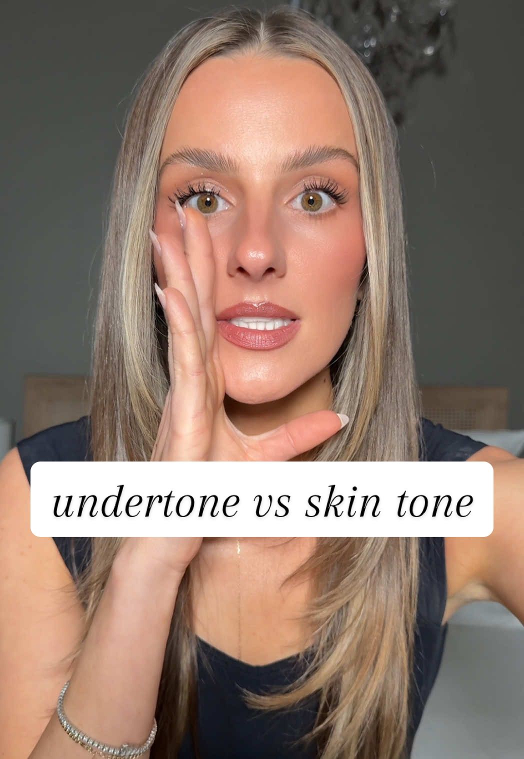 Undertone vs. skin tone  #undertone #skintone #colormatch 