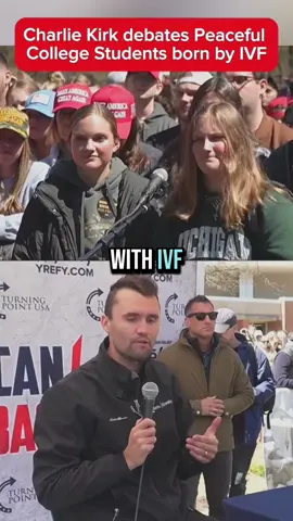 IVF #charliekirk #debate #college #american 