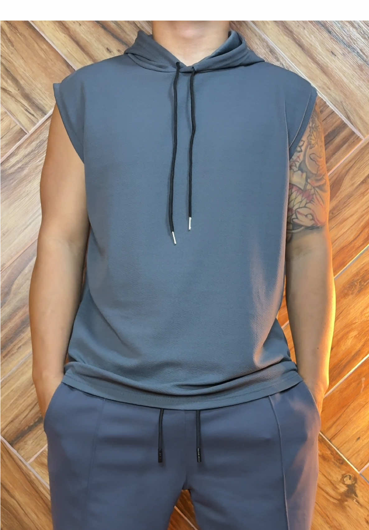 Ang ganda ng gray mga boss...! #quality #foryou #musclehoodie #musclehoodieformen #fypシ゚ 