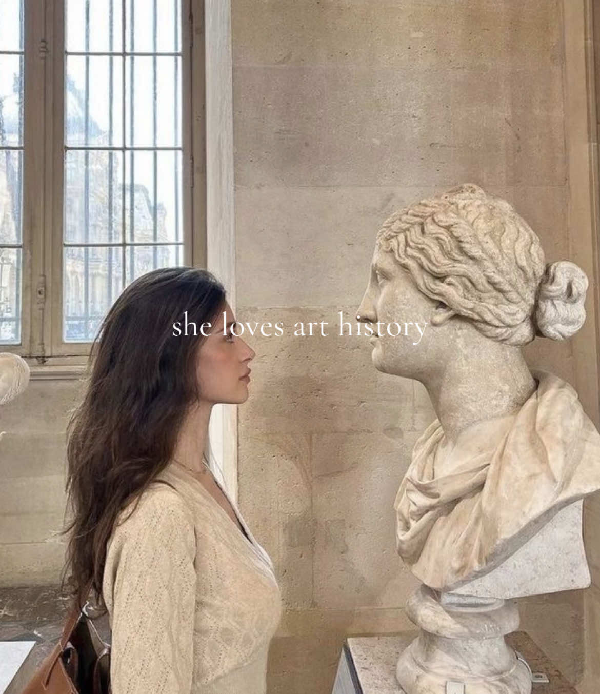 she loves art history museums #history #sculptures #arthistorymuseum #aesthetic #her #romanempire #fyp 