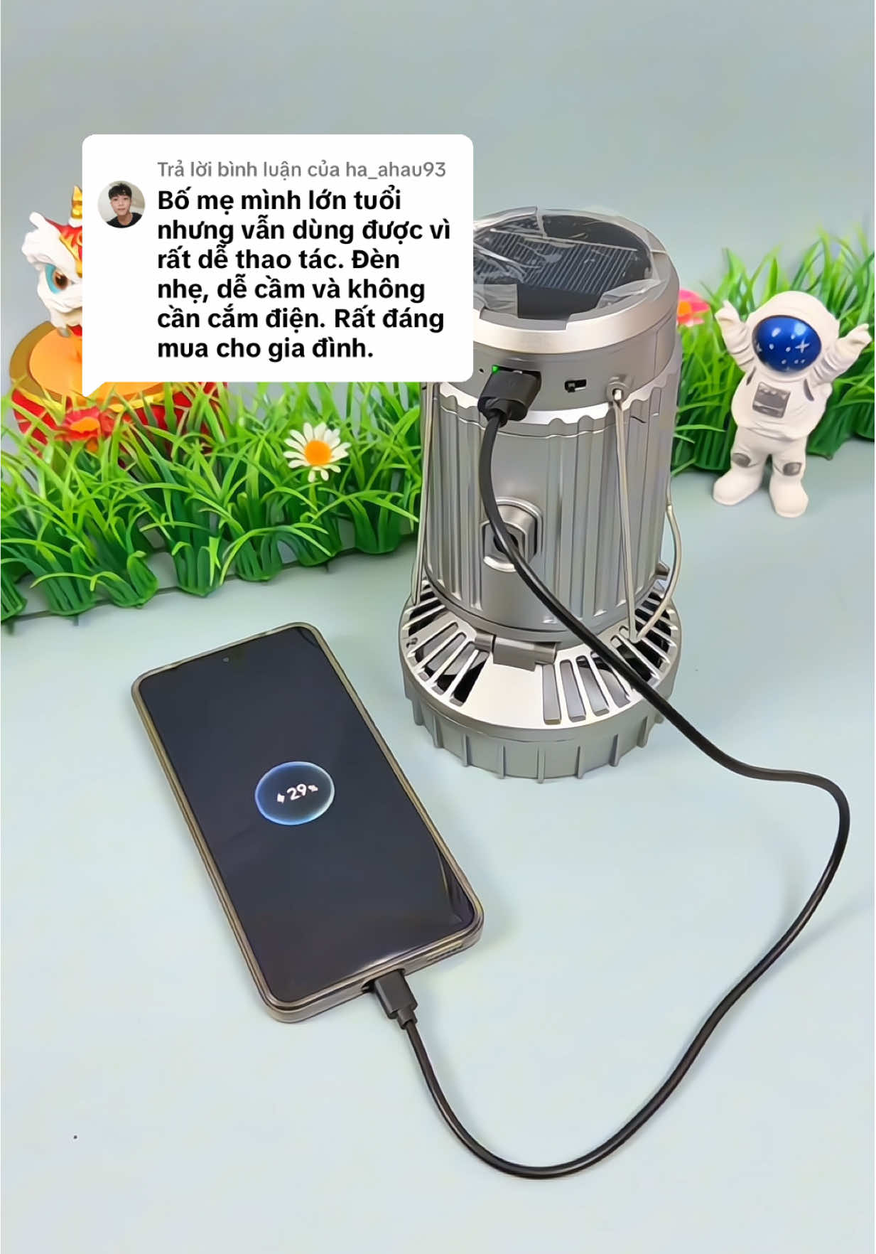 Trả lời @ha_ahau93 Đèn quạt 3 in 1 sạc được điện thoại nay chỉ còn hơn 90 nghìn #ĐènNăngLượngMặtTrời #QuạtMiniĐaNăng #ĐènQuạtTiệnLợi #DãNgoạiKhôngLoCúpĐiện #denquat3in1 #denquat #denquat3in1 #denquatnangluongmattroi #byntchuyengiadung 