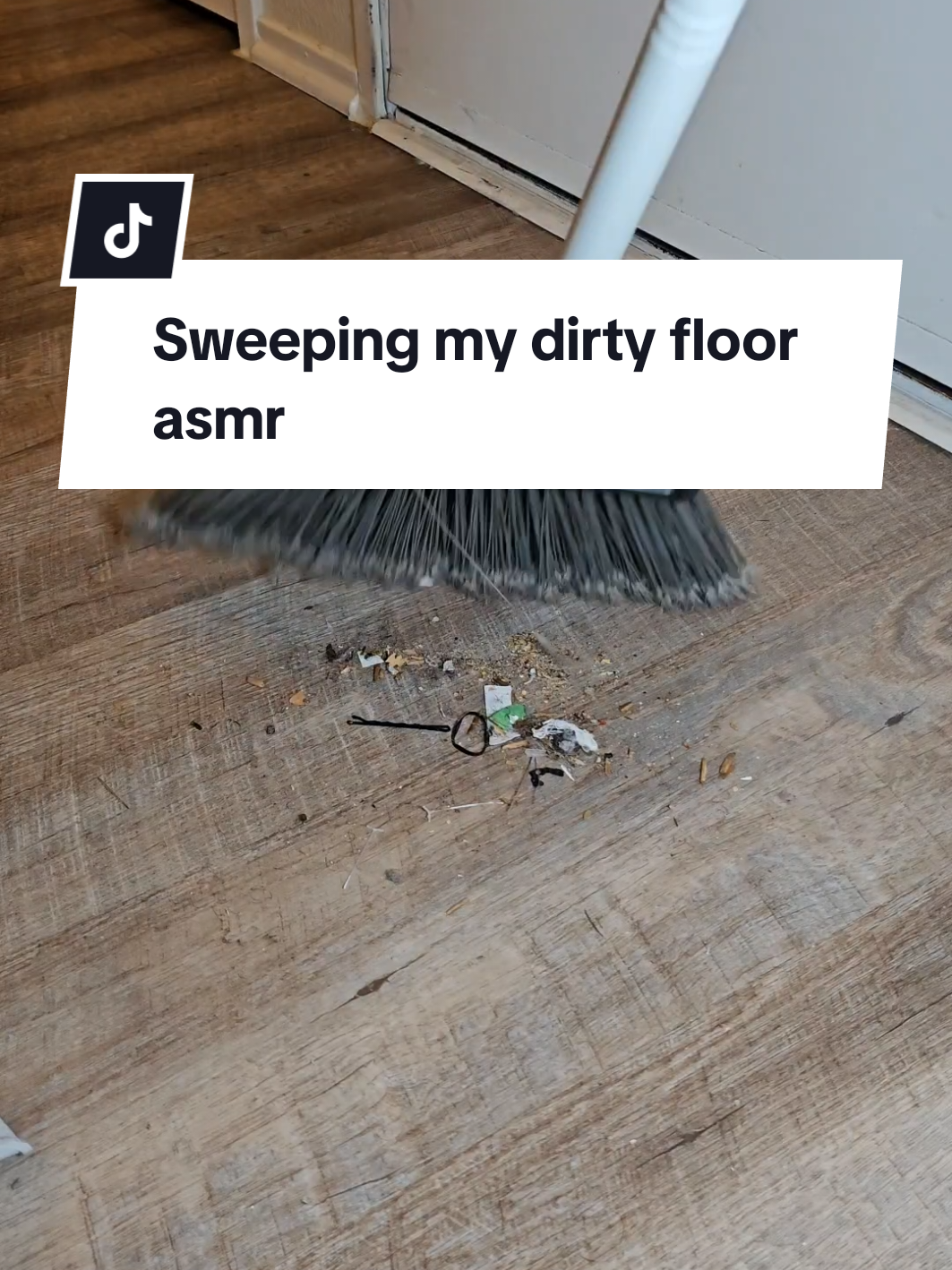 I don't know where so much dirt came from. #asmrsounds #asmrcleaning #asmrcleaningvideo #sweepingthefloor #sweeping  #satisfyingsounds #asmr #sleepingsounds #whitenoise 