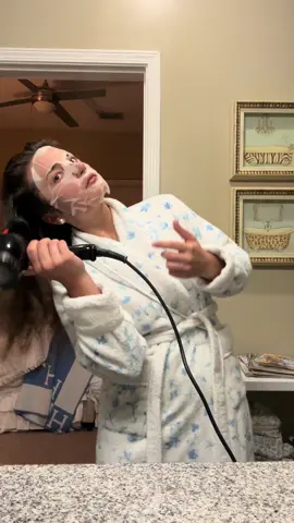 My night time me time is actually unmatched  #nightimeroutine #everythingshower #selfcareroutine #blowout #skincareroutine #skincare 
