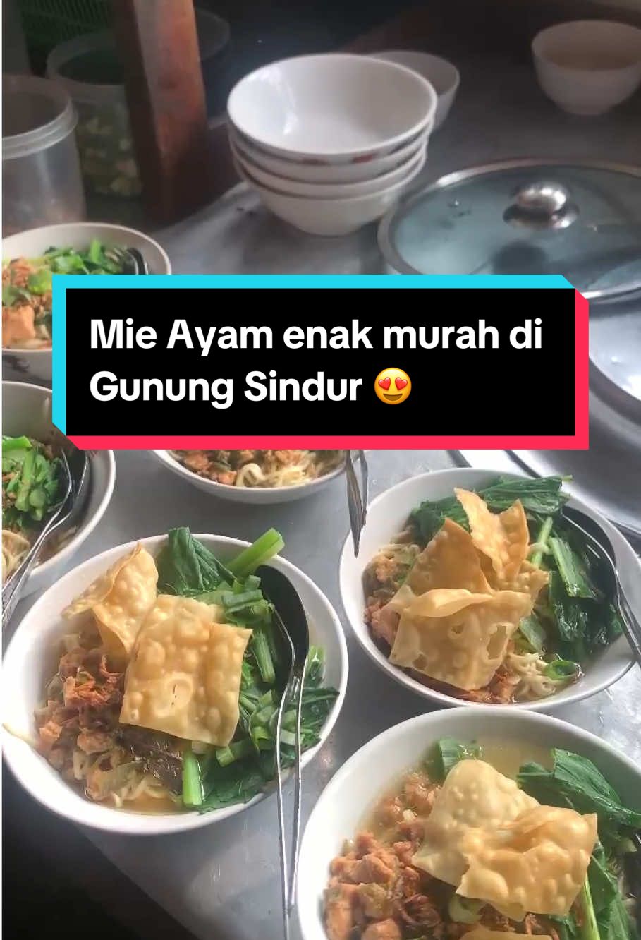 Mie Ayam super enak di gunung sindur #fyppppppppppppppppppppppp #mieayam #rawakalong #kulinergunungsindur #bogorfoodies 