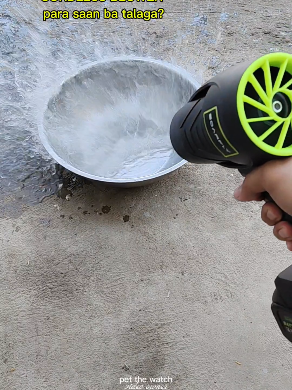 Ang LAKAS ng blower na to at Ang Dami nyang puwede paggamitan #cordlessblower #blower #carwashblower #powerfulcordlessblower #trending #housecleaningtools #carwash 