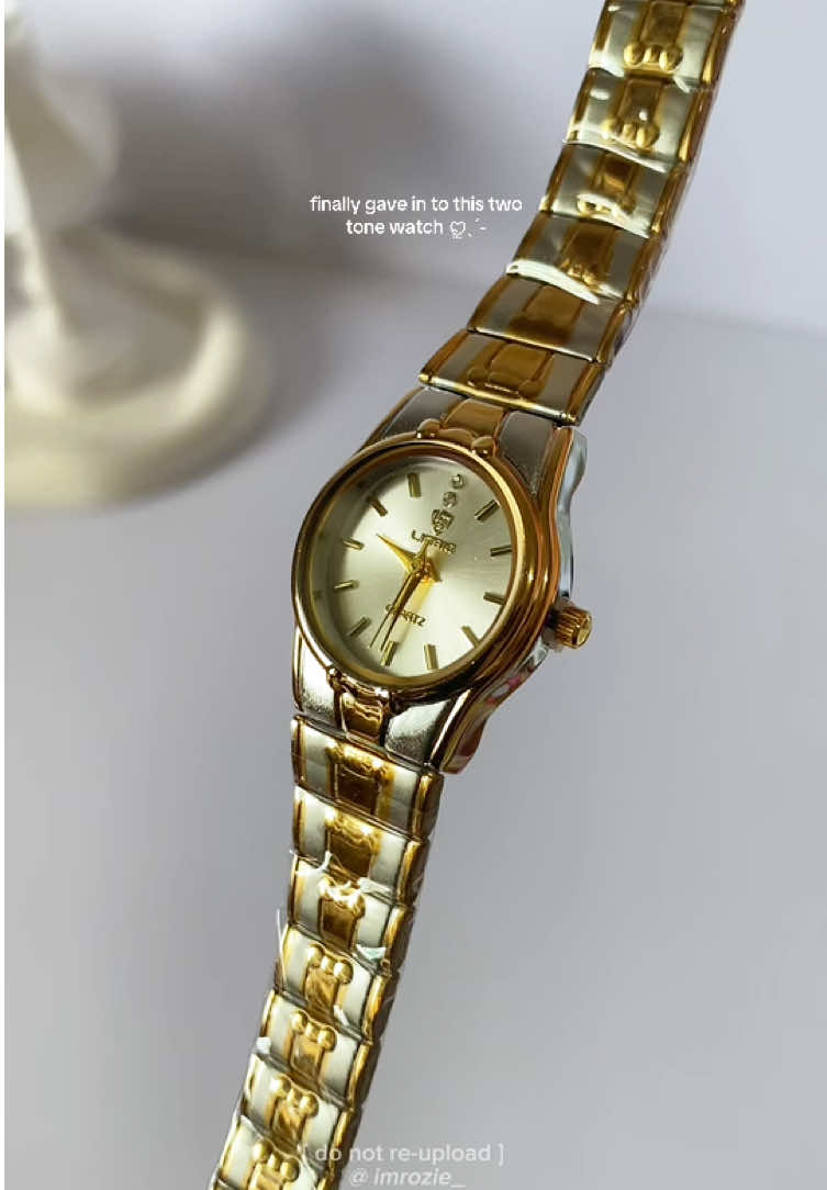 less than ₱500 non tarnish watch? such a steal! #fyp #twotonewatch #leibigwatch #leibigwatchformen #watchforwomen 