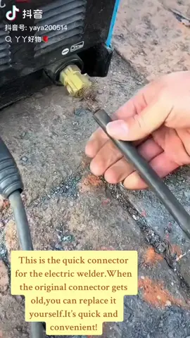 #Welding Cable to Cable Connector #Welding Cable Connector Set #Mabilis an pagkabit para sa mga de-koryenteng welding machine #for you #hardwork 