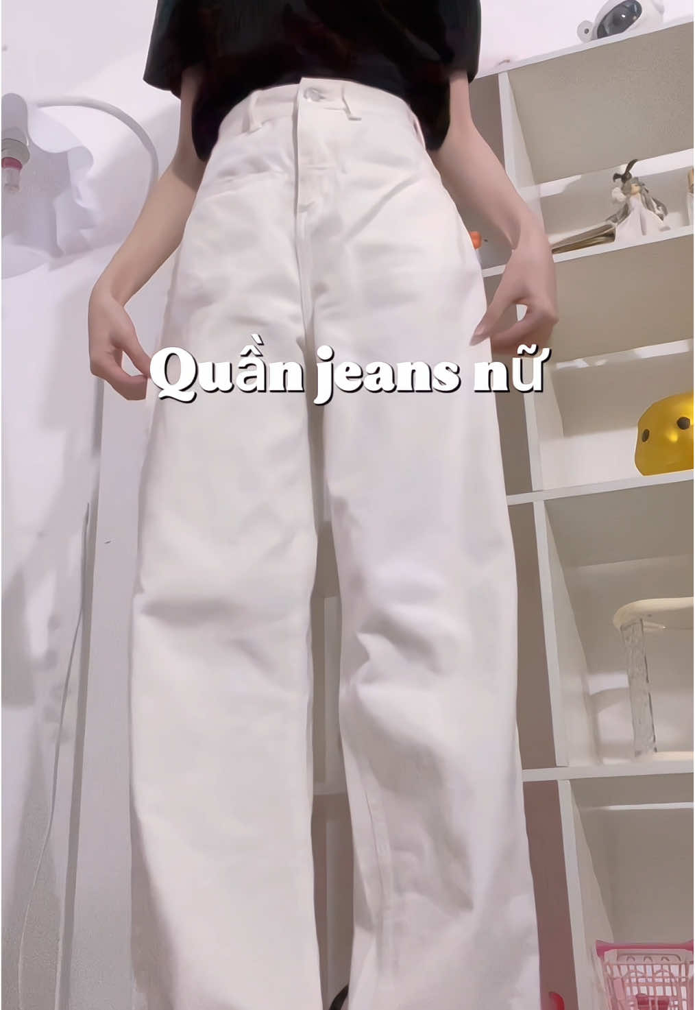 Quần jeans nữ #quanjeanongrong #quanjean #quanjeanongsuong #outfit #tipphoido #trn_trn24 