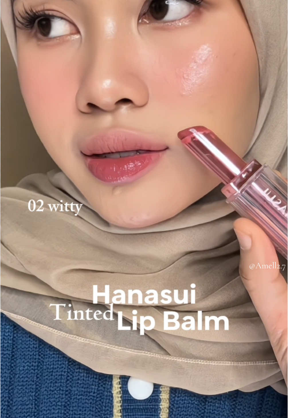 SUMPAH INI SHADE NYA CAKEP BANGET🫵🏻😭💗🙏🏻 #balmtint #hanasui #hanasuibalmtint #lippies 