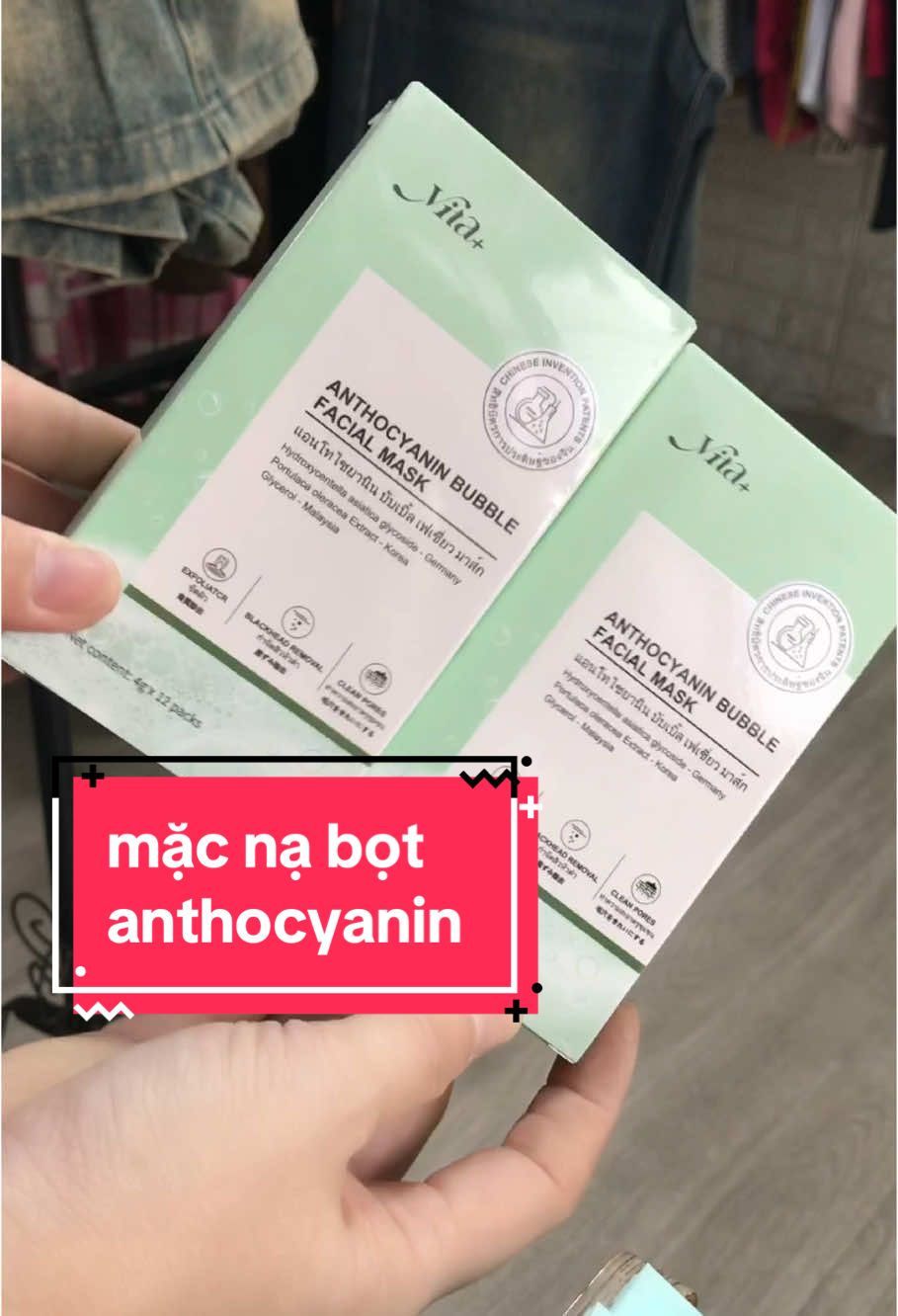 mặc nạ bọt anthocyanin bọt tự phát sữ dụng 3-5 p rồi rữa lại với nước sạch , giúp cho loại bỏ mụn và giúp cho da trắng sáng #choushop777 #lamdeptainha #matnaanthocyanin #anthocyanin #matnabot 