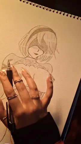 Is she recognisable? ✨👀 Commission work! Full will be upload on patreOn Tags:  #2bnierautomata #nierautomata #explorepage;+ #animereels #fypシ #animesketching #animesketches #artcommission #animeillustartion #animestyleart #patreonartist #thiccthighs #thiccgirls #sketching #fyp*