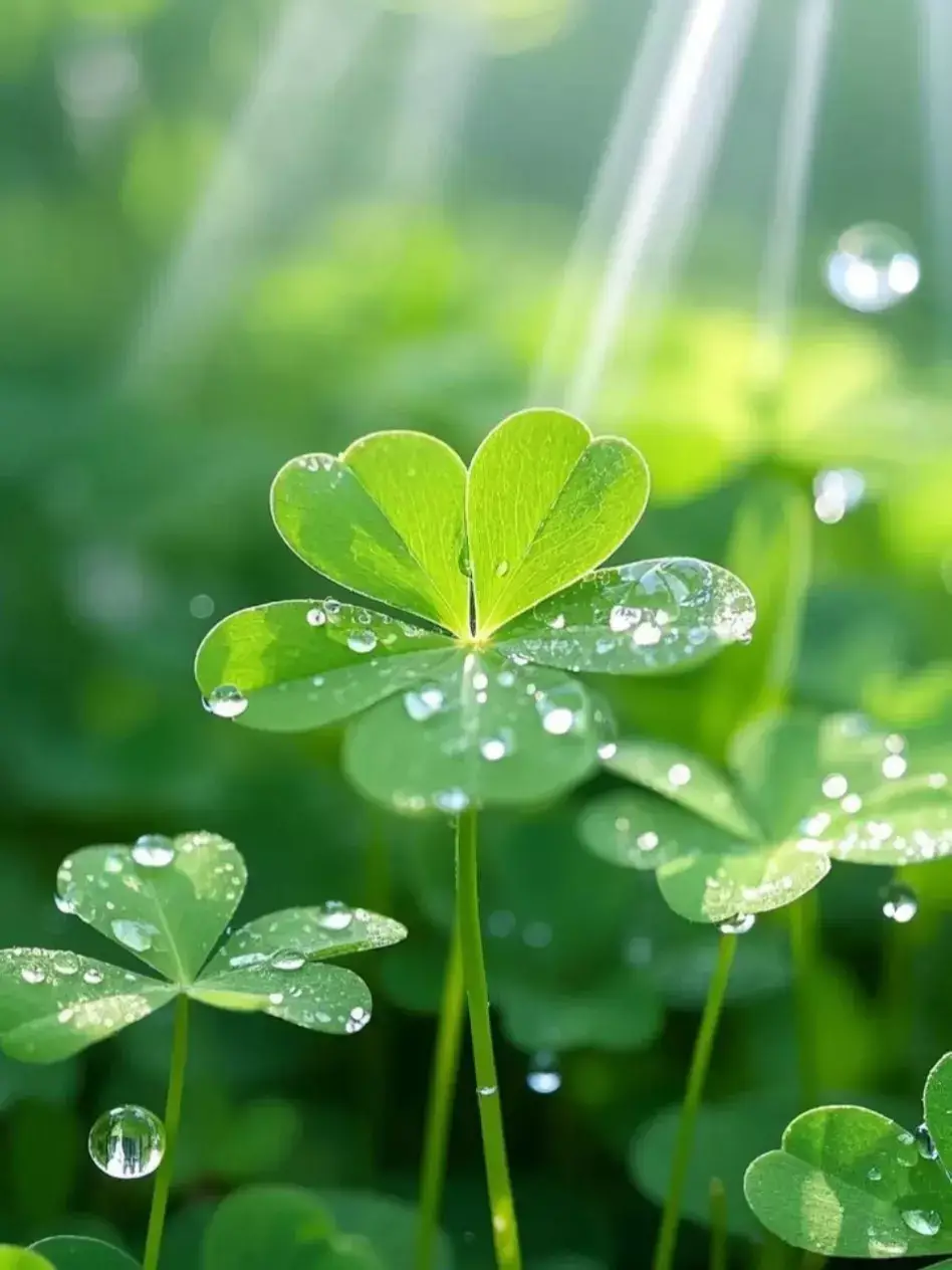 Hình nền Shamrock và Clover Hình nền cỏ ba lá và cỏ bốn lá đã có ở đây! Cỏ ba lá tươi tắn và cỏ bốn lá cũng là những chú cừu bình thường trong cuộc sống. Chúc may mắn và vẻ đẹp luôn ở bên bạn. 左右