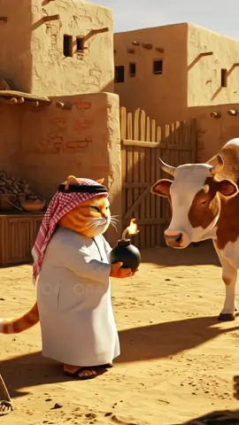Chubby Cat messed with the wrong moo #muslim #muslimcat #islamicvideo #islamic_video #orangecat 