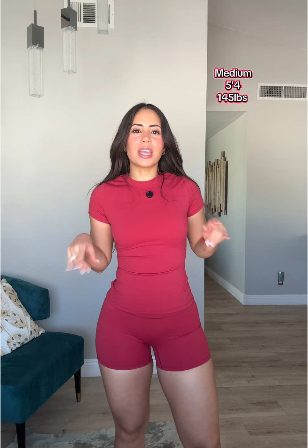 I wear leggings year-round, but for the ladies that love wearing shorts, here is a cute two piece set that you can wear to the gym to run errands. I know that you’re gonna love it ✨ #TikTokShop #tiktokmademebuyit #viralvideo #2pieceset #twopieceset 