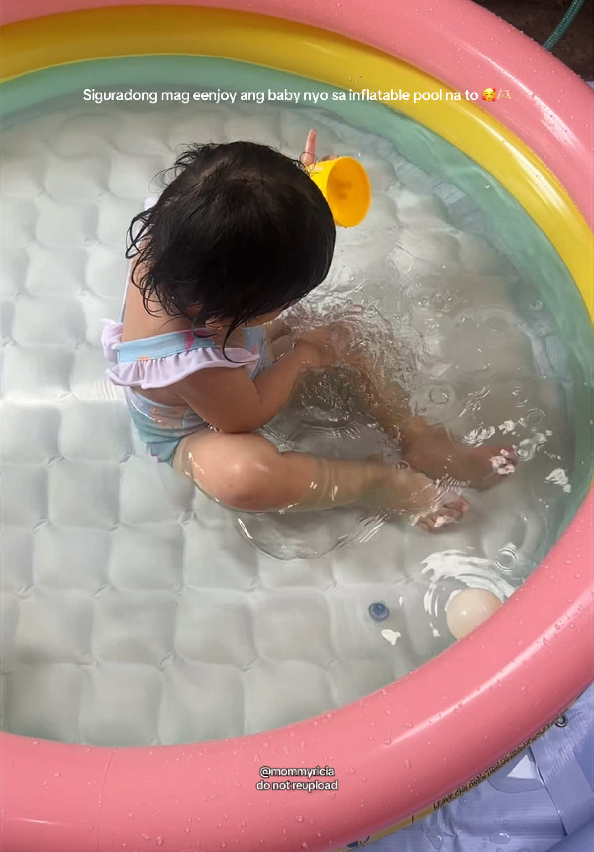 Intex 3-Ring Inflatable Outdoor swimming pool for baby #pool #inflatable #inflatablepool #outdoor  #outdoorpool #forkid #forbaby #tiktokaffiliate #affiliate #trend #trending #affordable #foryoupage #foryou #fyp 