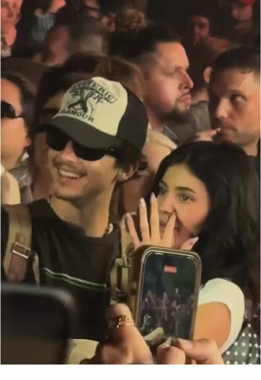 She looks soo gagged watching Charli XCX performing 😭😂 #kyliejenner #timotheechalamet #fyp #foryoupage #coachella #video @Kylie Jenner 