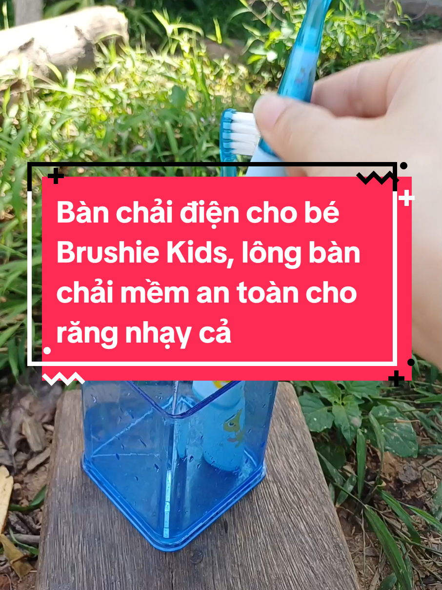 Bàn chải điện cho bé Brushie Kids, lông bàn chải mềm an toàn cho răng nhạy cảm 274k #tiktok #brushievietnam #banchaidientreem #damphuongreview 