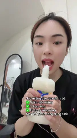 Mấy bà thử đi giá hong đắt đâuu răng miệng cải thiện liền #dauduasucmieng #vietcoco #dauduavietcoco #trangrang #giamhoimieng 