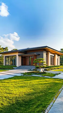 Nhà cấp 4 sân vườn phong cách hiện đại #nhacap4 #nhasanvuon #nhadeptugia #laemdo