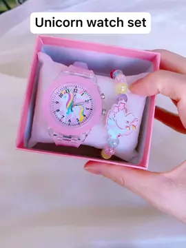 unicorn watch set for kids #childrenwatch #reloforgirls #reloforkids #watchforkids #tiktoksummer2025 #trending #luminouswatch 
