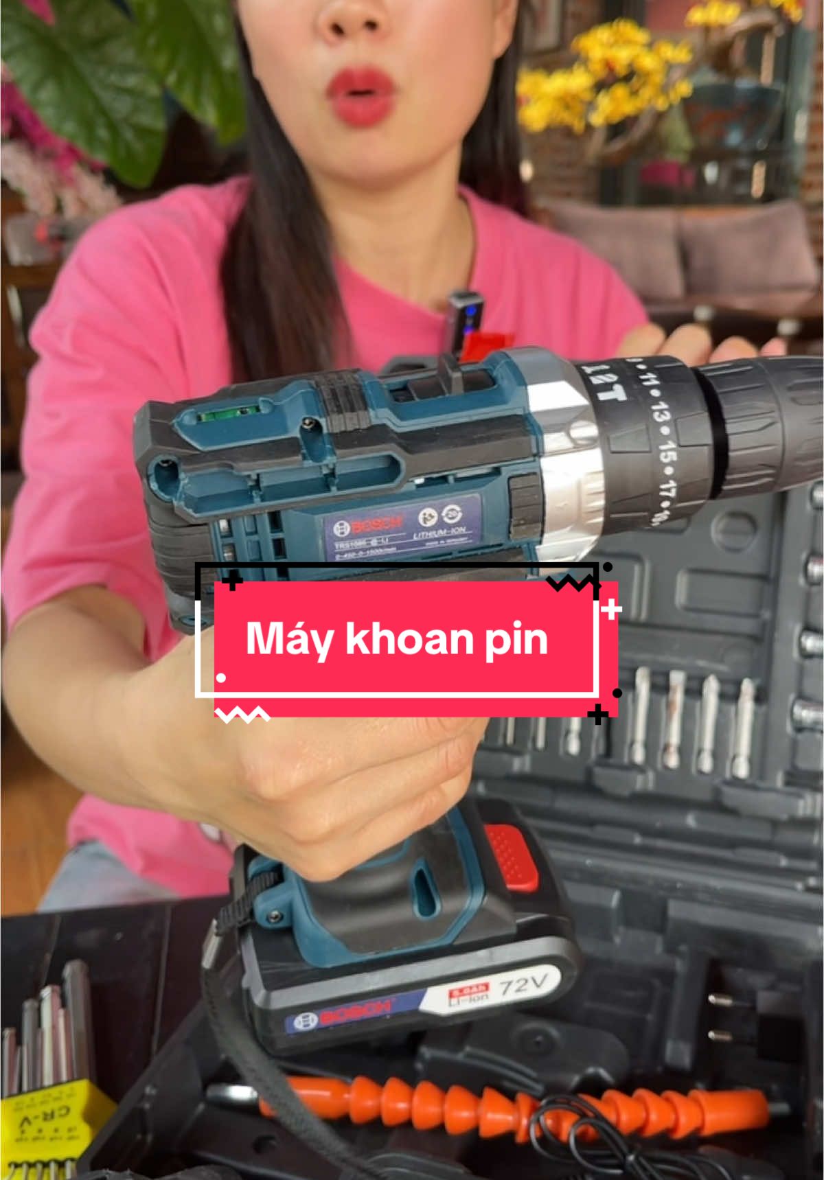 Máy khoan pin Bos.ch #thanhmai92 #cokhi #maykhoancamtay #maykhoanpingiare #maykhoanpinbosch 