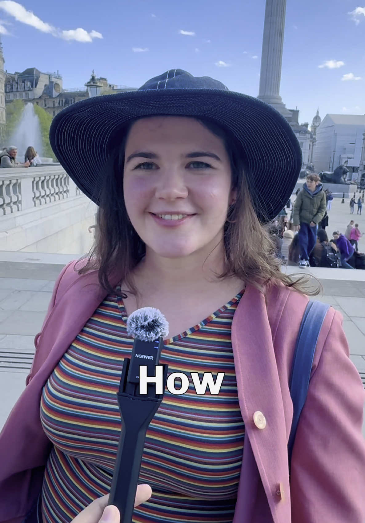 What makes you confident? #foru #viral_video_tiktok #streetinterview #trafalgarsquare #londontiktok #happiness #friends #forupage 