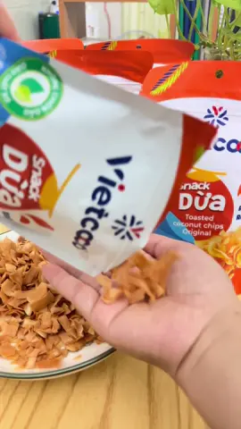Snack dừa Vietcoco Giòn nhưng không ngấy Giàu chất xơ #snackduavietcoco 
