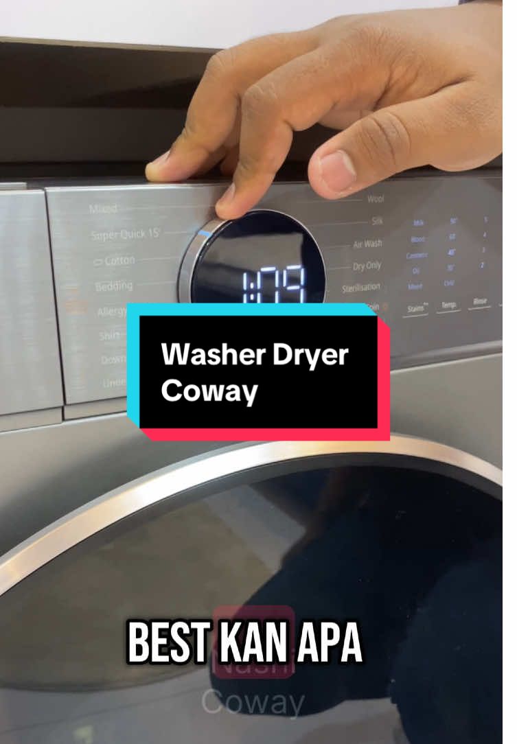 Washer Dryer COWAY 🤩 #washerdryer #coway #washerdryer2in1 #washerdryercoway #cowaymalaysia #fyp #fypmalaysia #cowaypromosi 
