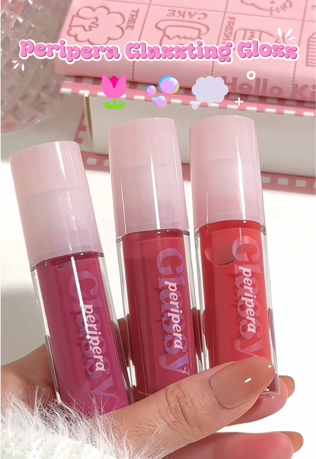 Son Peripera Glassting Gloss #xuhuong #viral #fyp #sonmoi #sonbong #peripera #reviewlamdep #unboxing #makeup 