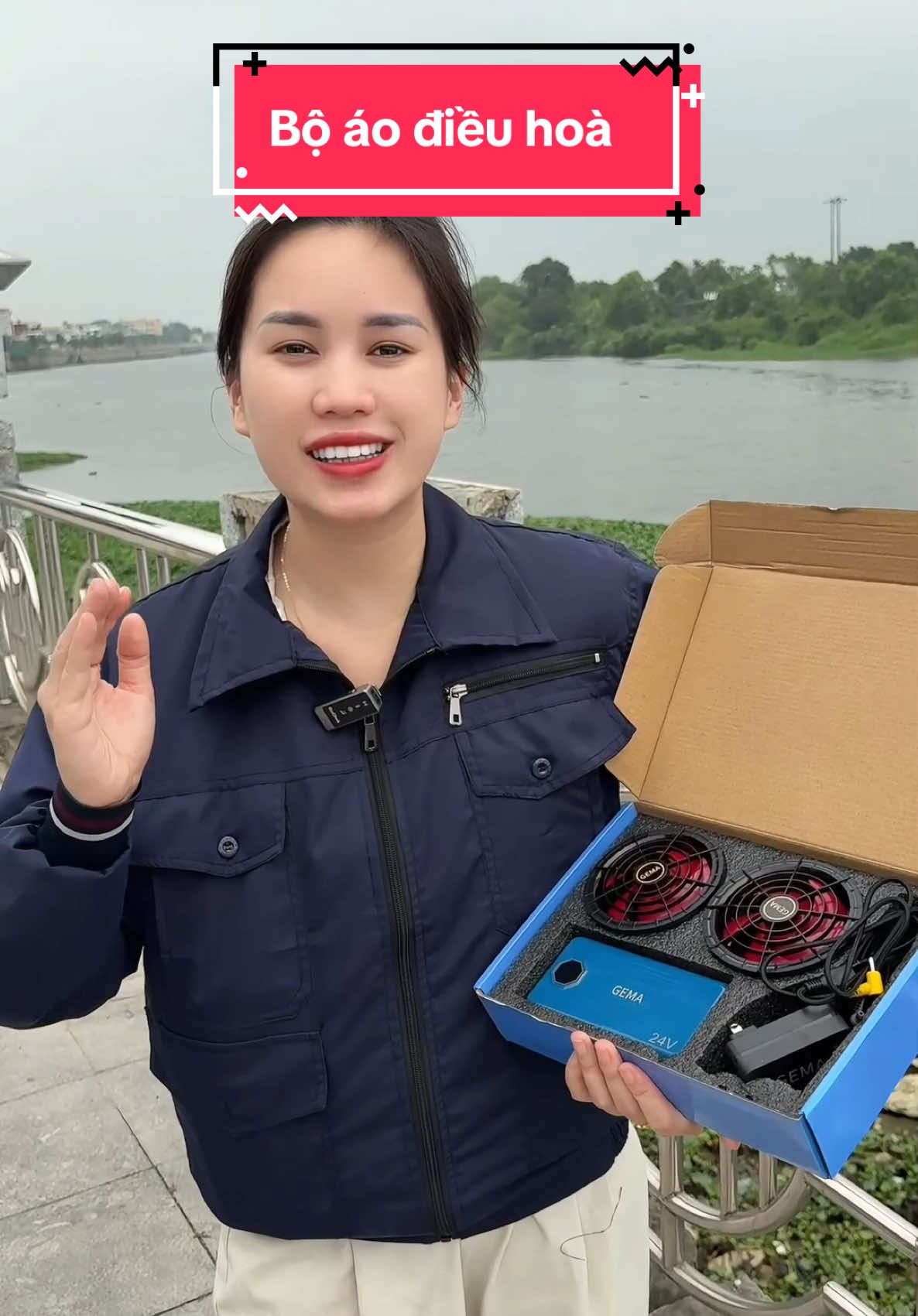 Bộ áo điều hoà kèm pin quạt chỉ hơn 600 thôi mà #xuhuong #hangmen96 #aodieuhoa #aodieuhoaquatgio #aodieuhoachinhhang 