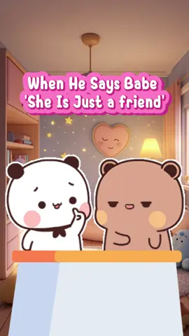 When he says 'she's just a friend' and you're not buying it 🐼🤨 #bubu #dudu #trending #viralvideo #tiktoktrend #fypシ #foryoupage #explorepage #relatable #tiktokcute