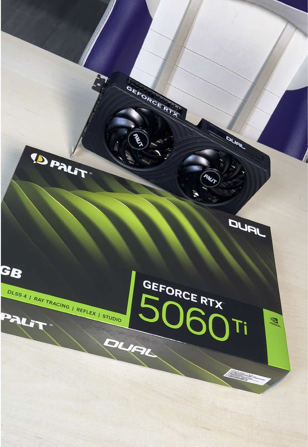 Recién salida de NVIDIA 🥶 #pcgamer #rtx5060 #rtx5060ti #rtx5080 #palit #palitglobal 
