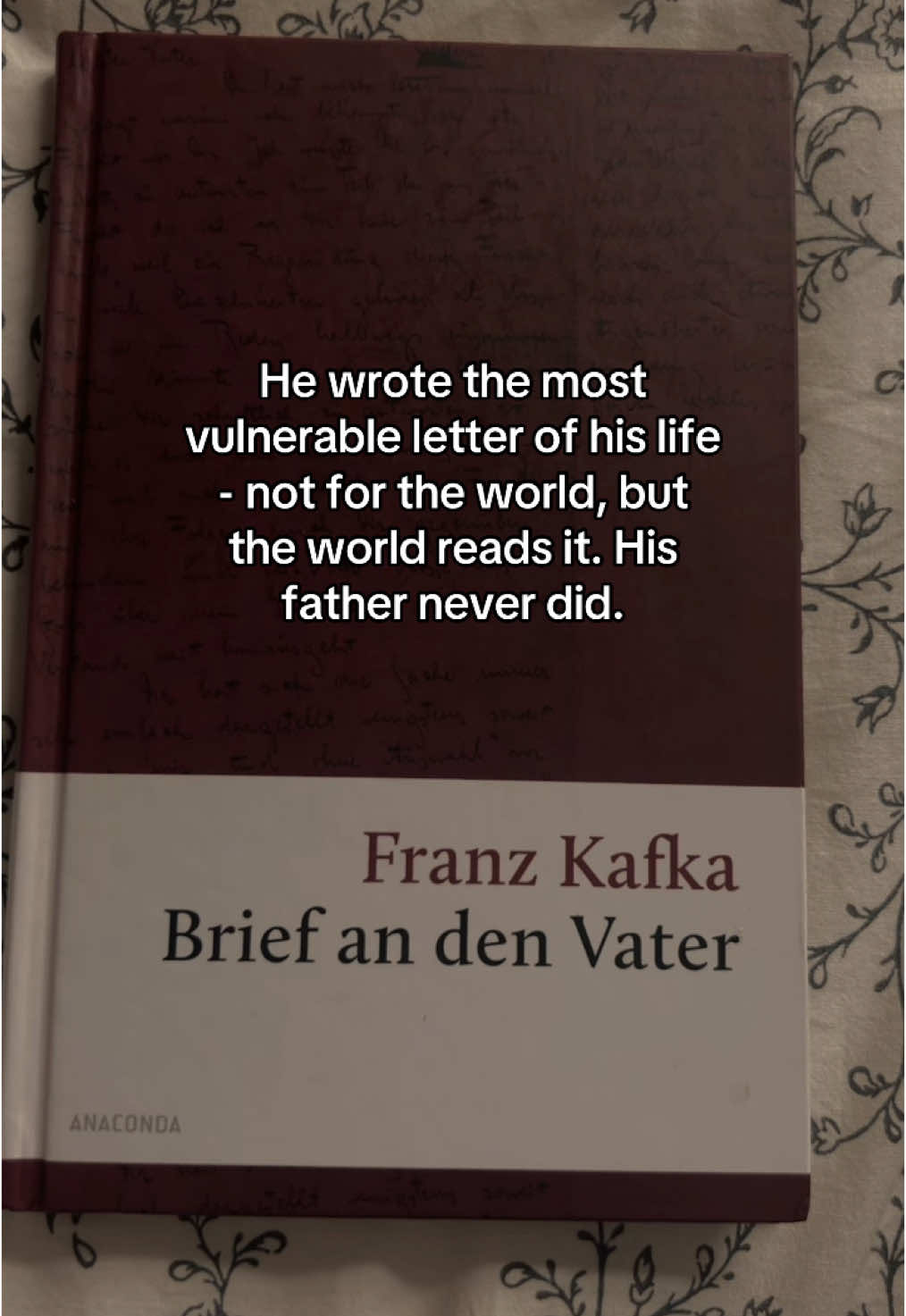#franzkafka #kafka #literature #books #BookTok #briefandenvater 
