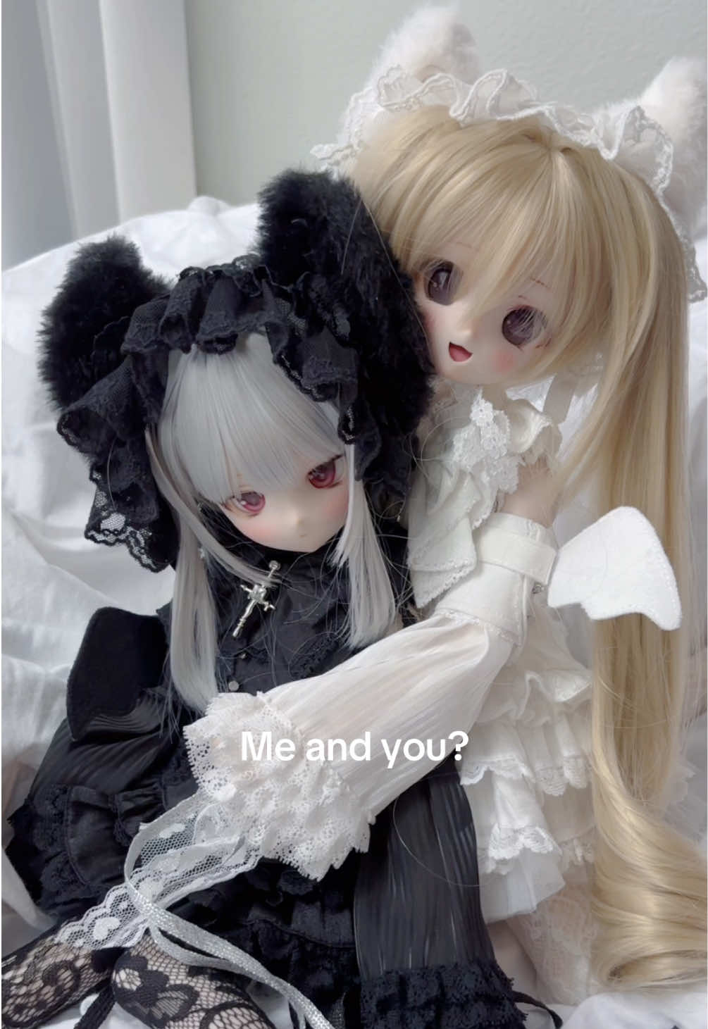 My angels!   #bjd #cutecore #fyp #mdd #minidollfiedream #animefigure #dolls #gothic 
