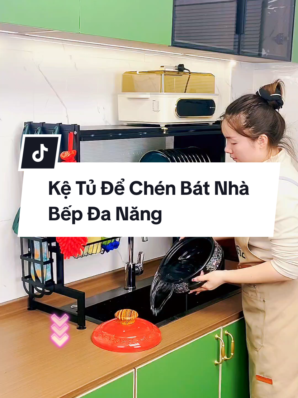 ➡️ Kệ Tủ Để Đồ Nhà Bếp Đa Năng . ➡️ Có Nắp Đậy Thông Minh . ➡️ Bền Bỉ Chắc Chắc - Tiết Kiệm Không Gian Diện Tích.  . #ketubep #tudonhabep #giadungnhabep #giadungtienich #giadungtienloi #giadungthongminh #muataitiktokshop 