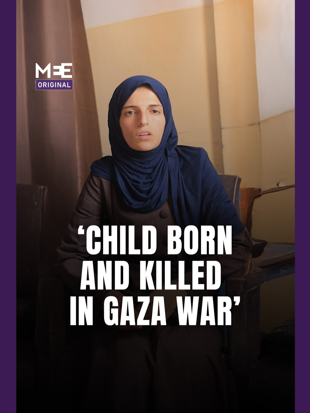 “I pulled my baby from the fire.” A Palestinian mother recounts the moment an Israeli air strike hit their tent in Gaza, killing her husband and child. The baby, born during the war, was only a year and four months old; she describes raising him in a war zone.15,000 children have been killed in Gaza since the war began 18 months ago, according to Unicef.
