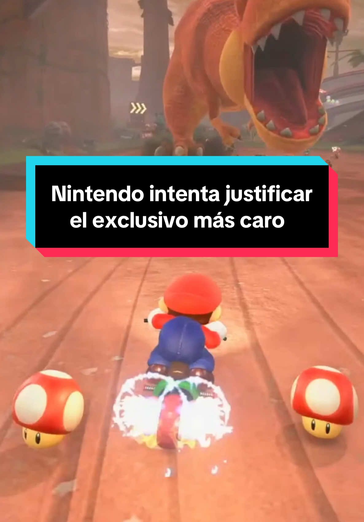 Con ustedes el juego exclusivo más caro #nintendo #mariokart #videojuegos Mario Kart World precio