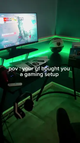 my boyfriend absolutely loves this gaming desk! It’s currently on sale! The best time to purchase is now!! 💖 #fyp #gamertok #cod #GamingSetup #gamingmemes #relationshipgoals  